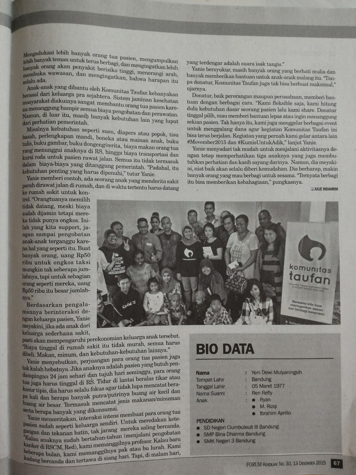 Forum_Keadilan_20151213_Yeni_Dewi_Mulyaningsih__Komunitas_Taufan_Berbagi_Kasih_dari_Balik_Bangsal_04