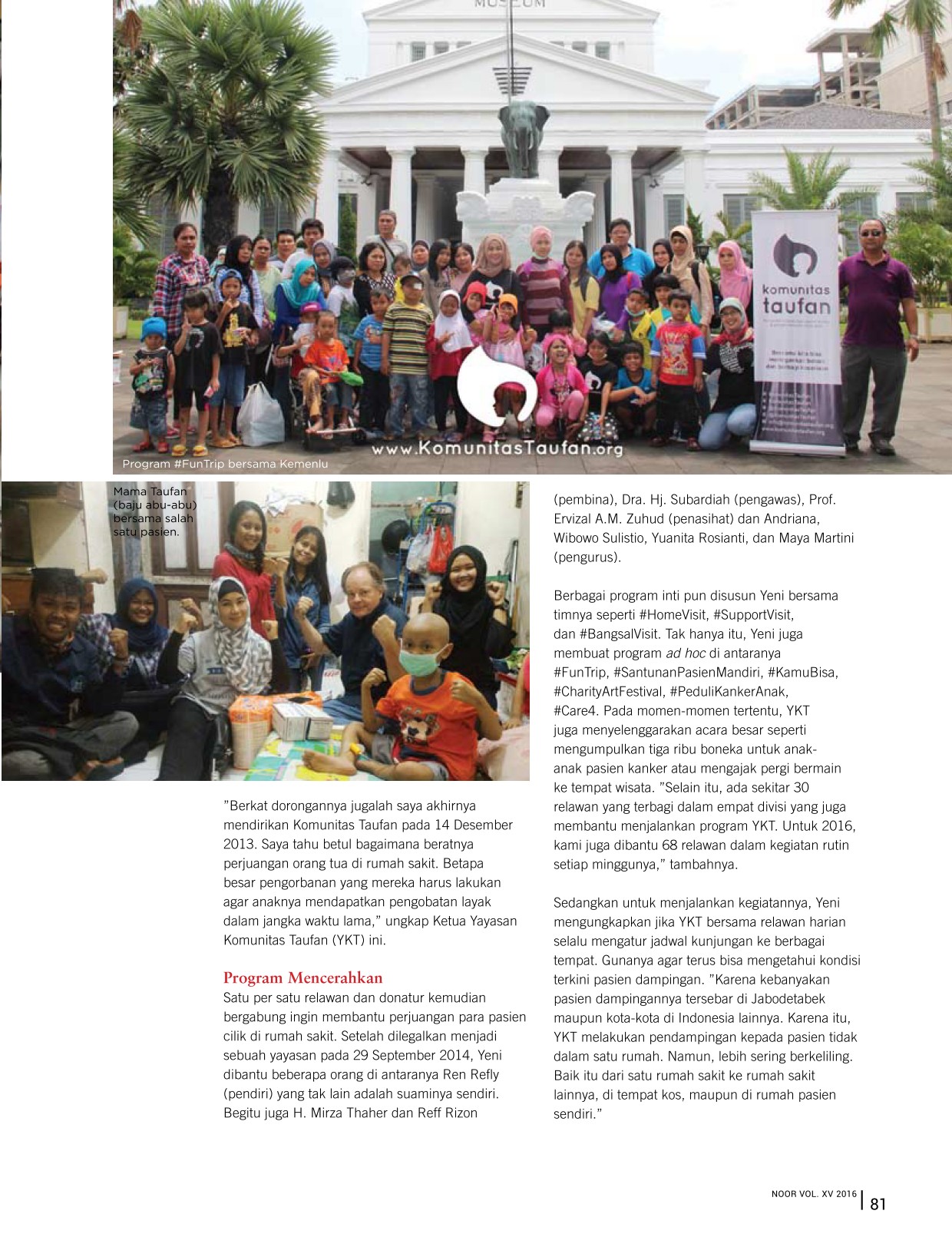 201606_Komunitas_Taufan_di_Majalah_NOOR_Semangat_Taufan_untuk_Pasien_Anak_Penyakit_Resiko_Tinggi_2